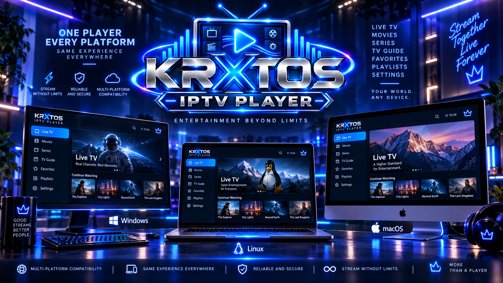 KRXTOS IPTV Player Pro